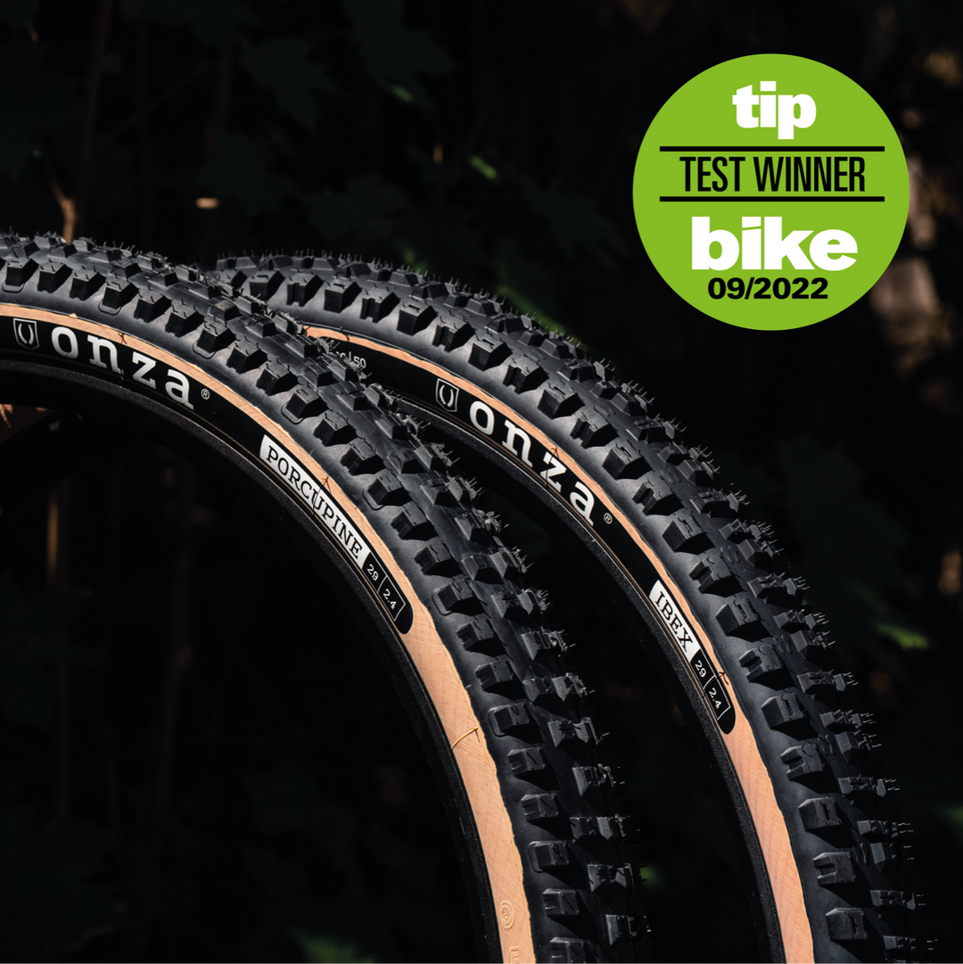 Ibex und Porcupine von der deutschen BIKE-Zeitschrift zum Testsieger gekürt | ONZA